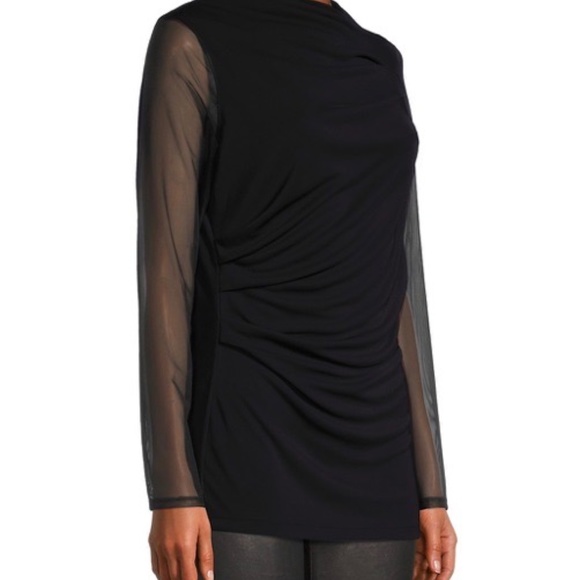 Mesh Detail Blouse - Picture 3 of 3